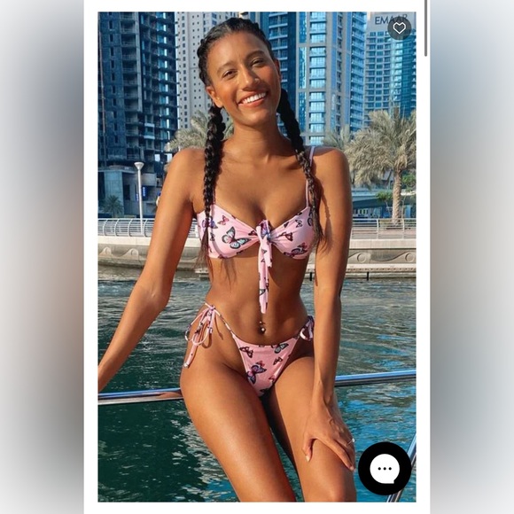 White fox Butterfly Swim Set - Picture 6 of 9